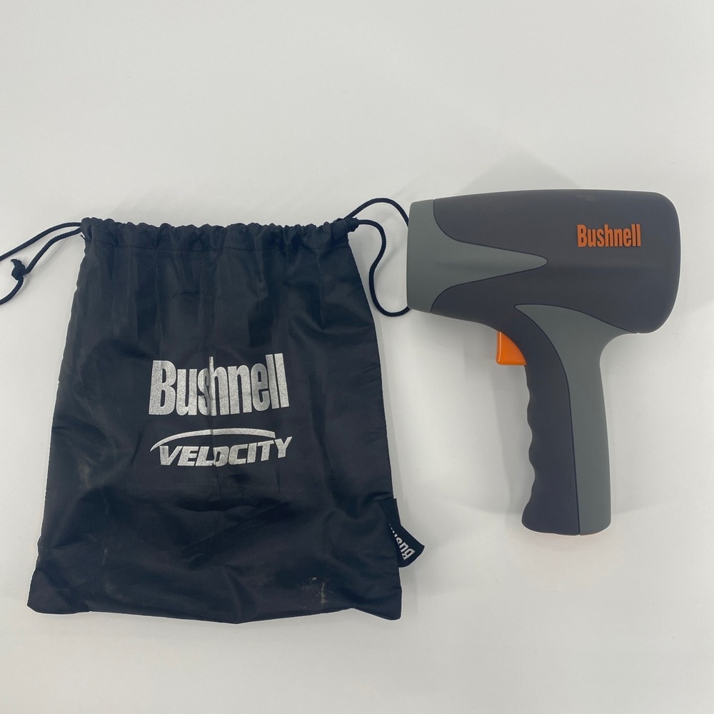 Bushnell Velocity Speed Gun Radar Grey Storage Bag Baseball Softball Training